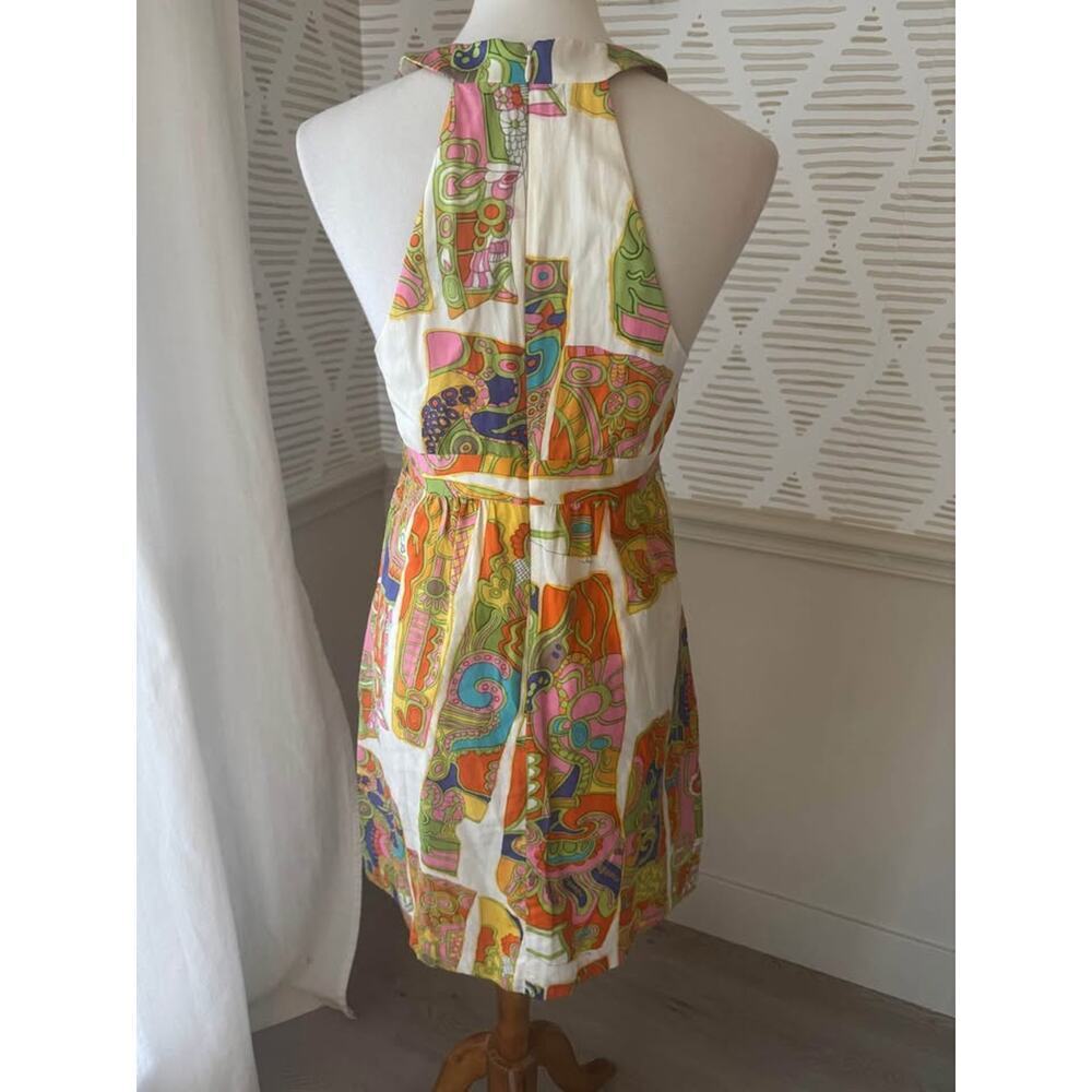 Trina Turk Women’s Size 4 Small Trina Silk Halter Neck Dress - Picture 7 of 10